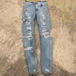 American Eagle ripped jeans